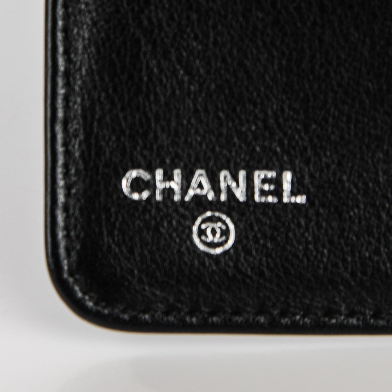 Chanel Caviar Sevruga L-Zip Pocket Wallet Black 6 of 9