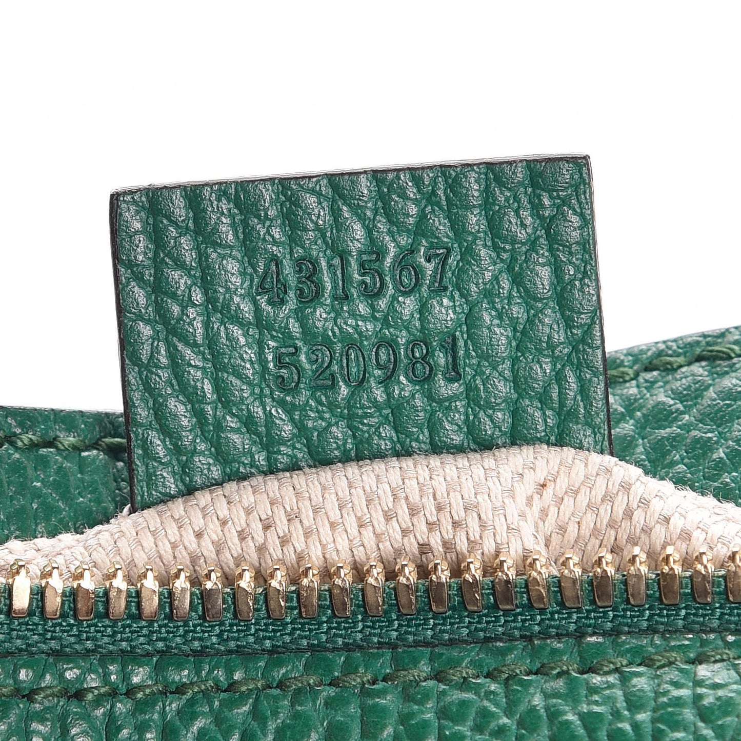 Pebbled Calfskin Small Soho Disco Bag Emerald Green