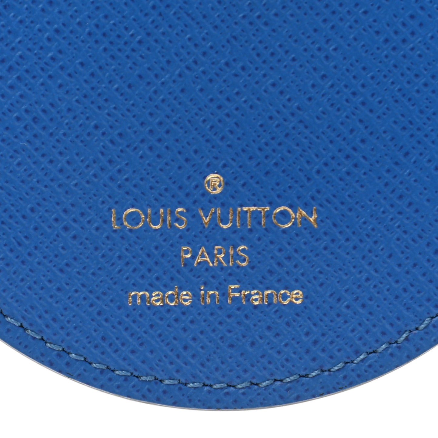 Monogram 2019 Christmas Animation Venice Bag Charm Key Ring Blue