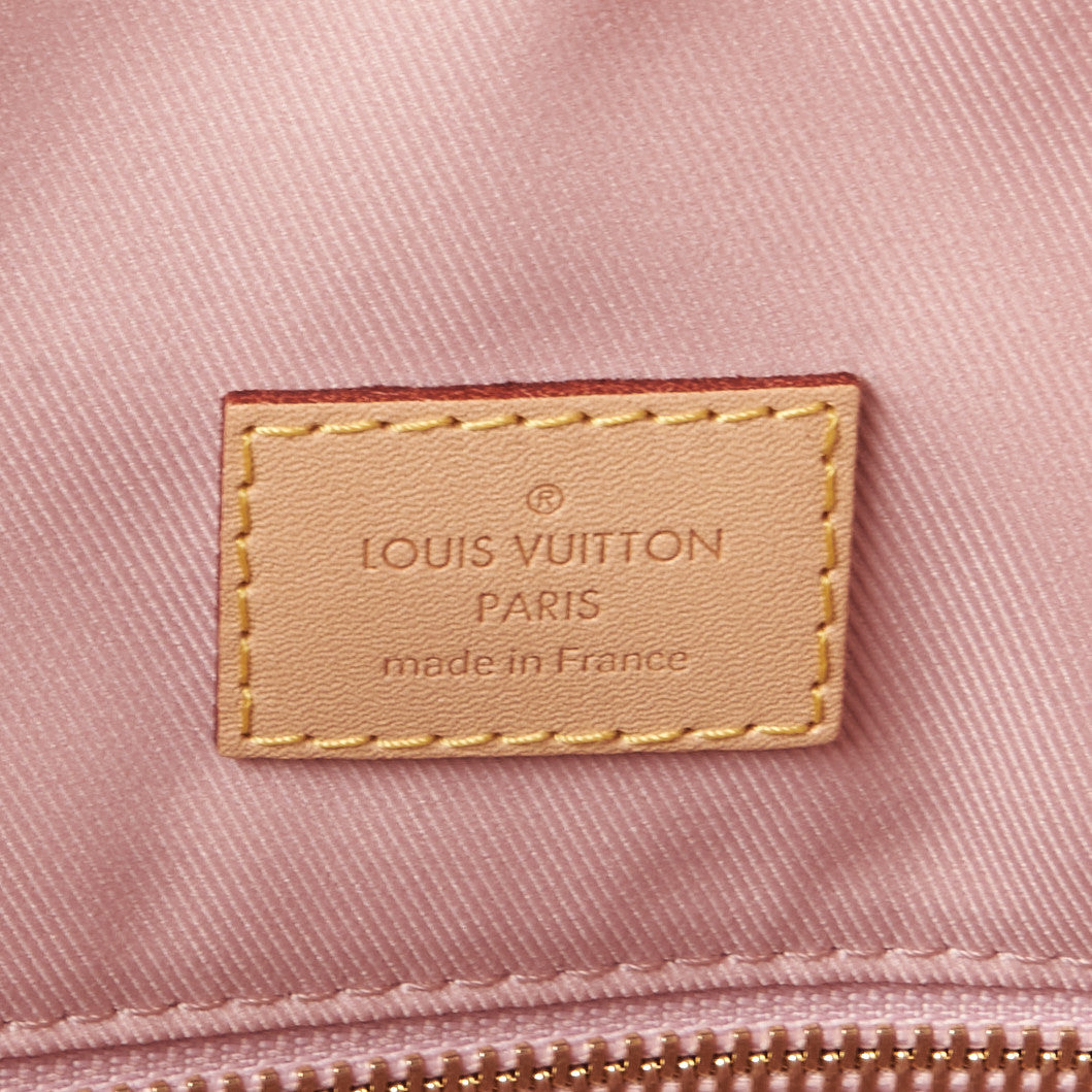 Louis Vuitton Damier Azur Graceful MM Rose Ballerine 9 of 10