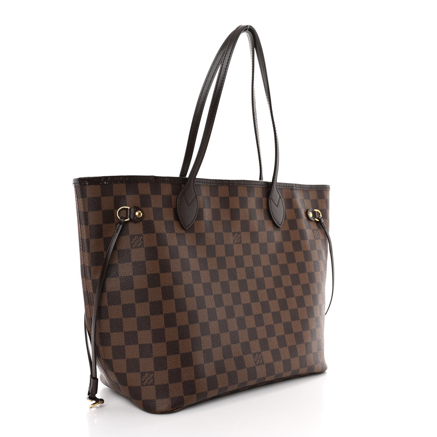 Damier Ebene Neo Neverfull MM Rose Ballerine