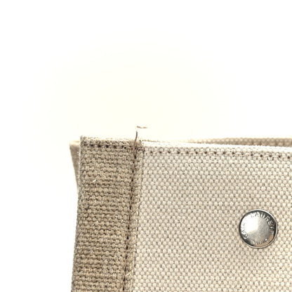 Saint Laurent Linen Calfskin Rive Gauche Tote Greggio Natural 9 of 9