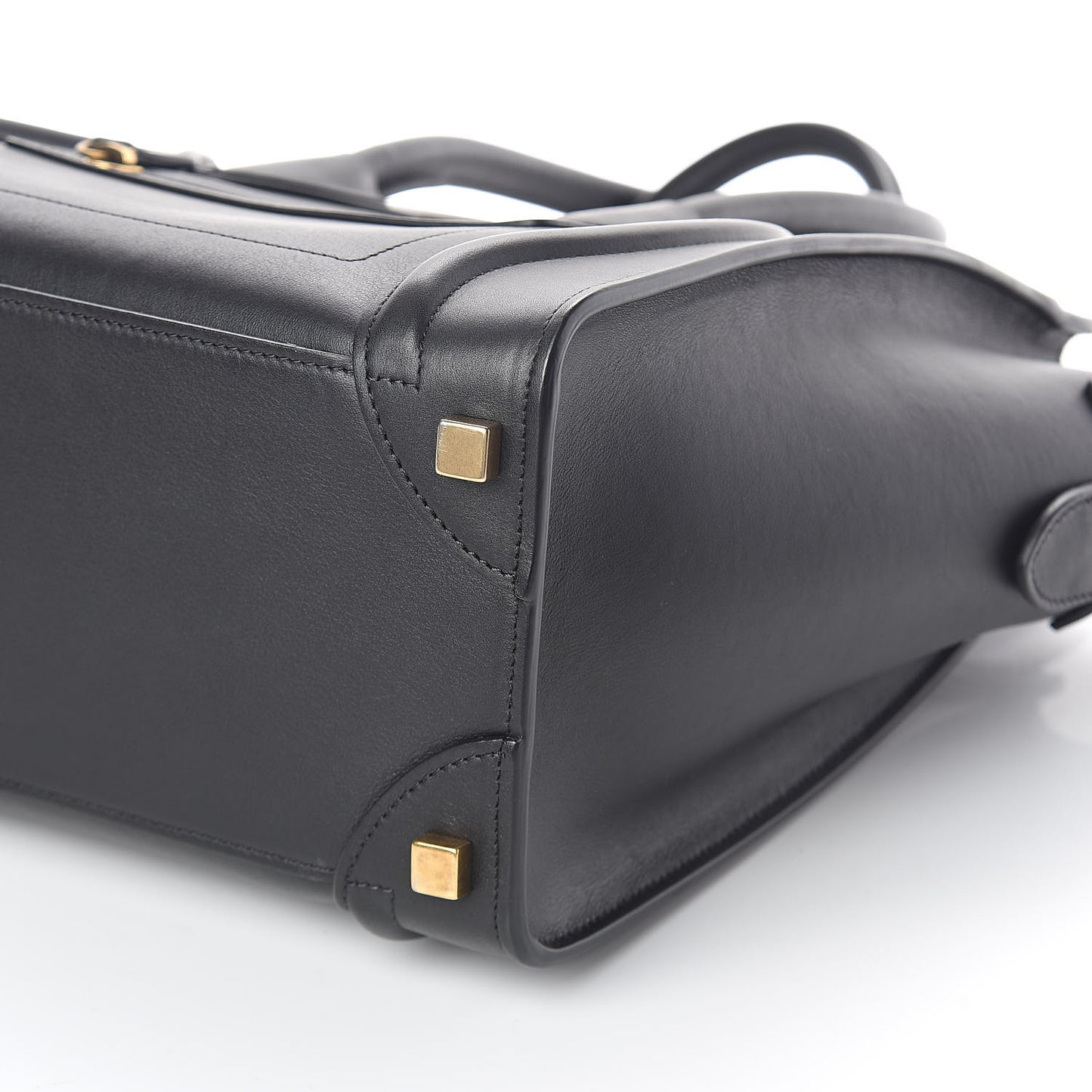 Smooth Calfskin Micro Luggage Black