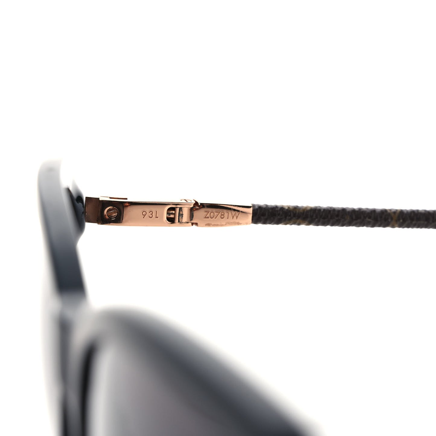 Monogram Acetate Charlotte Sunglasses Z0781W Black