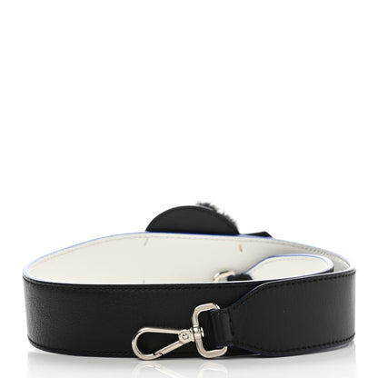 Fendi Vitello Dolce Mink Fur Karlito Inlay Strap You Black Multicolor 2 of 7