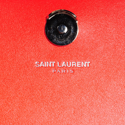 Saint Laurent Calfskin Monogram Small Kate Satchel Neon Orange 5 of 8