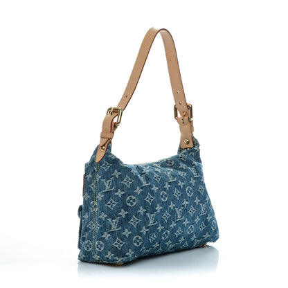 Louis Vuitton Monogram Denim Baggy PM Blue 3 of 7