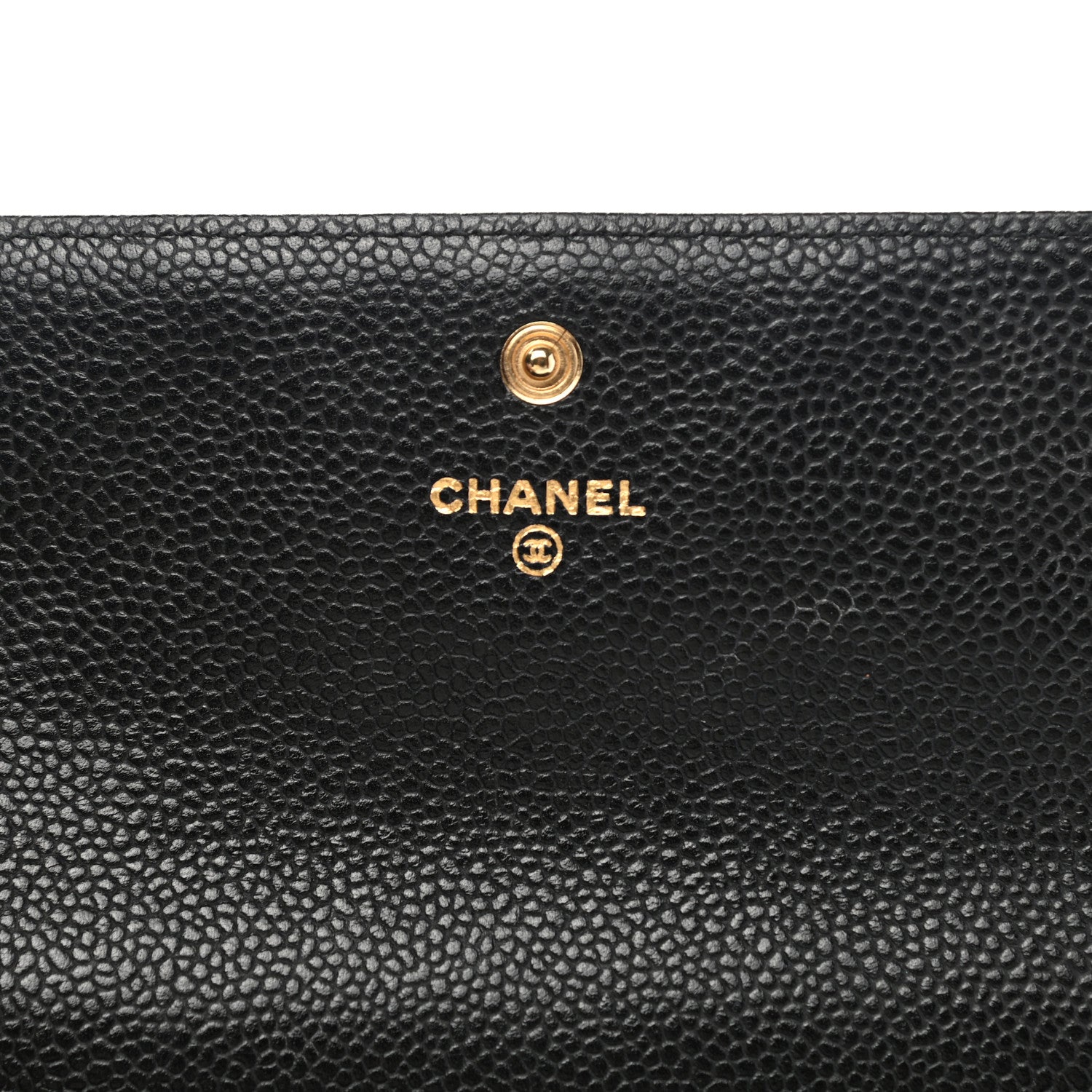 Chanel Caviar Quilted Large Gusset Flap Wallet Black 6 of 9