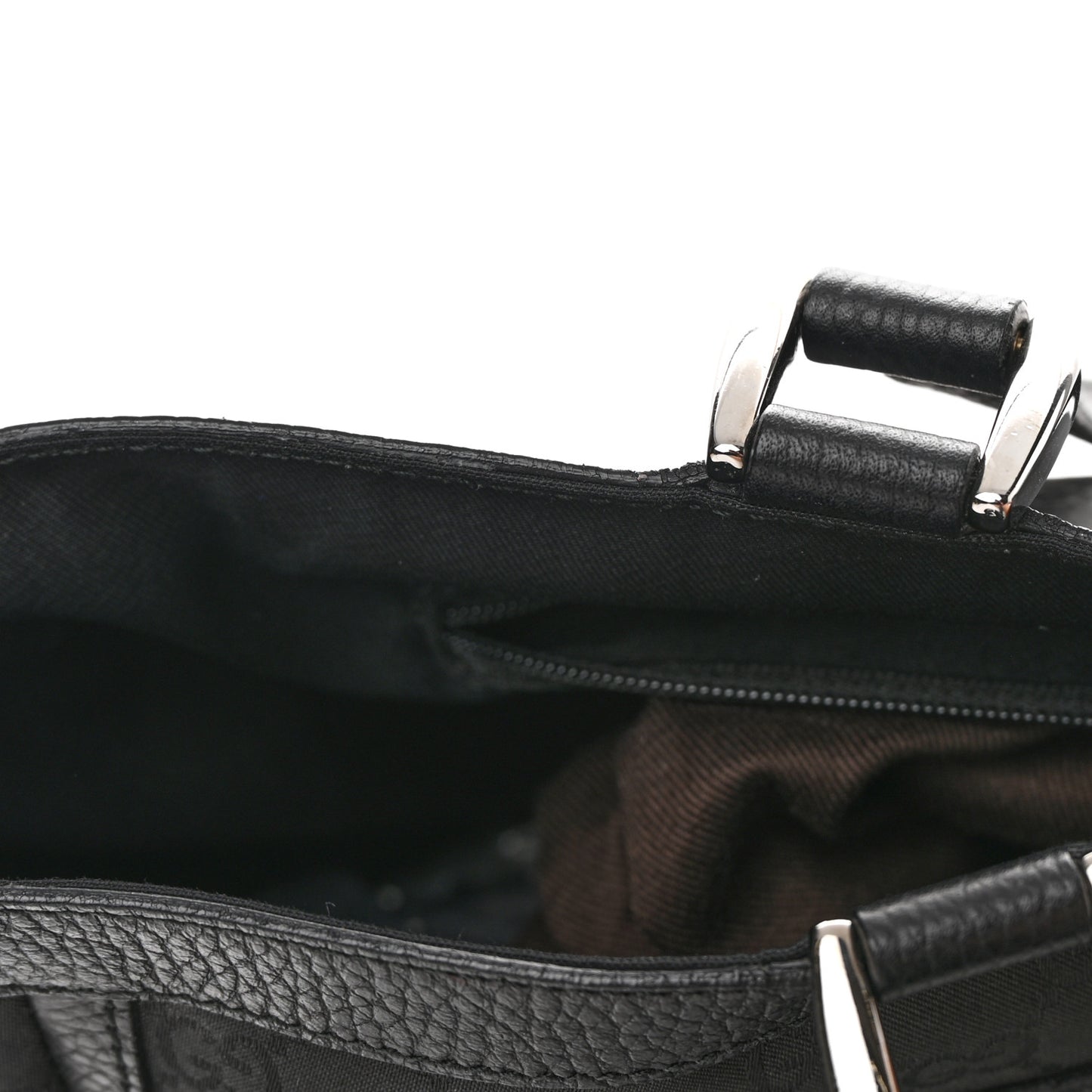 Monogram Abbey D Ring Tote Black