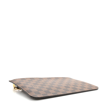 Louis Vuitton Damier Ebene Neverfull MM GM Pochette Rose Ballerine 3 of 6
