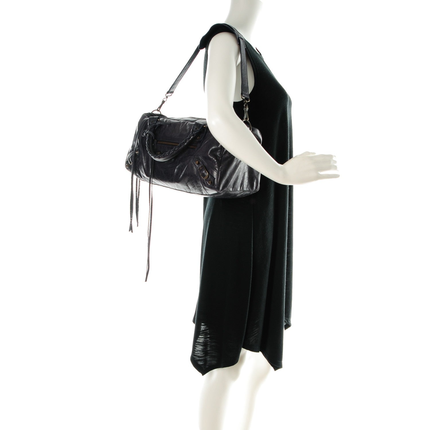 Balenciaga Chevre Classic Hardware Twiggy Ink 2 of 7