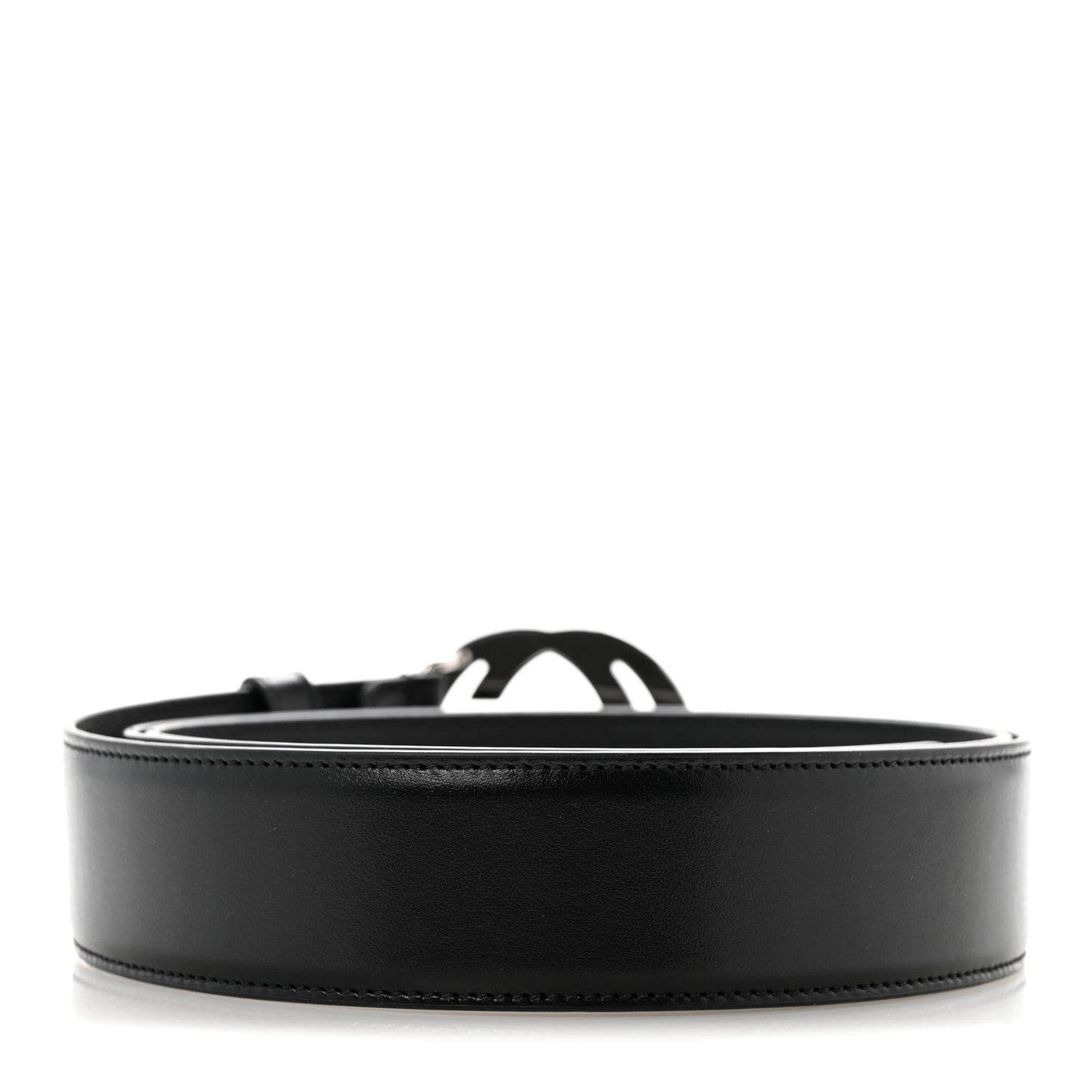 Plutone Calfskin Interlocking G 40mm Belt 120 48 Black