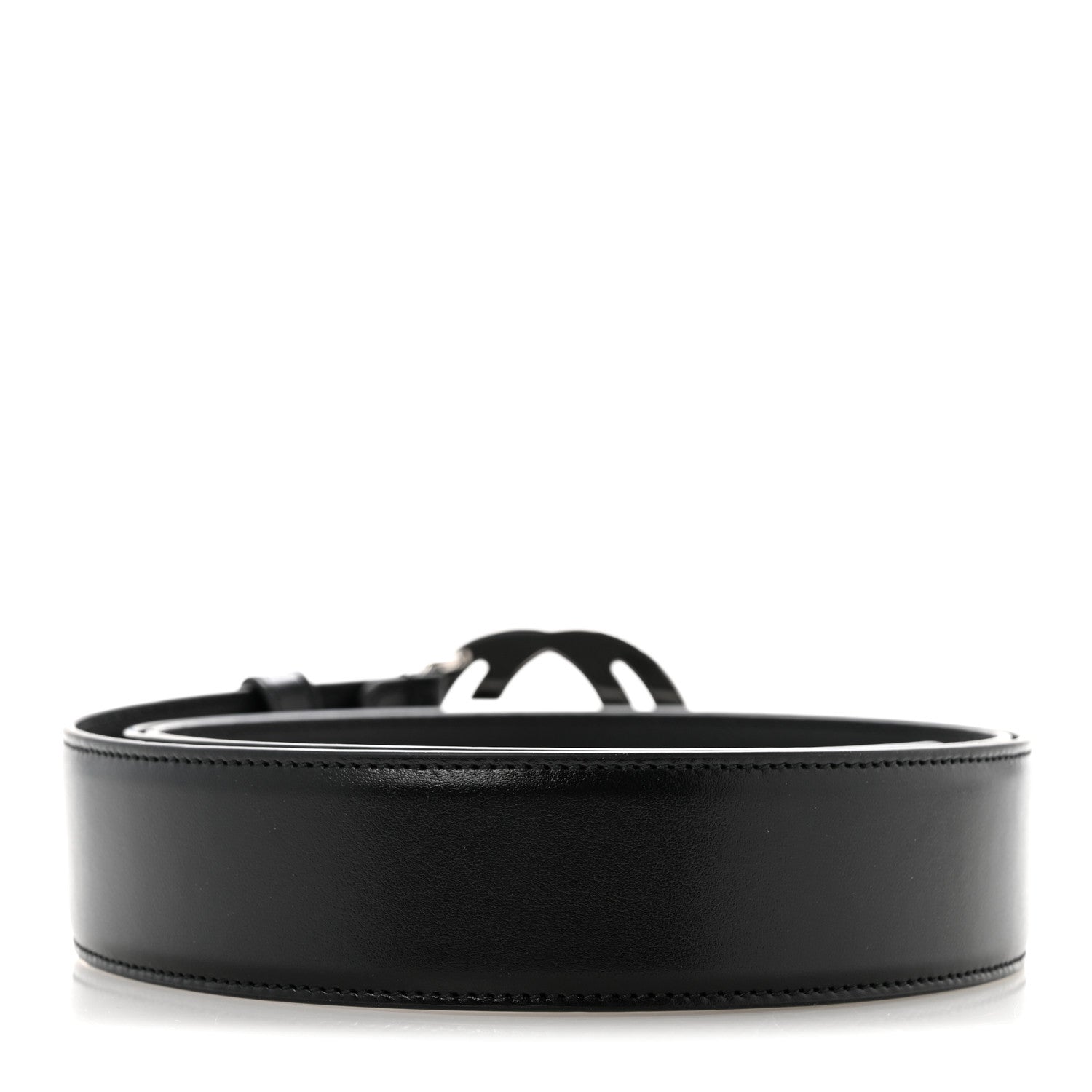 Gucci Plutone Calfskin Interlocking G 40mm Belt 120 48 Black 2 of 6
