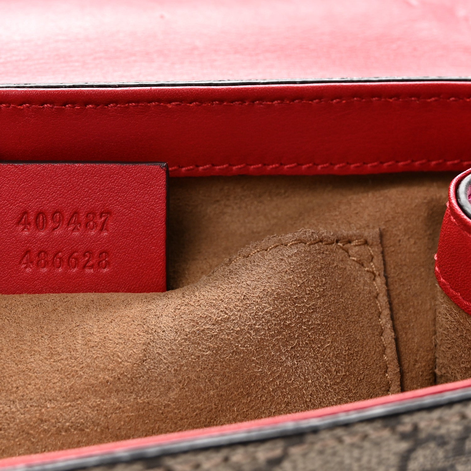 Gucci GG Supreme Monogram Calfskin Small Padlock Shoulder Bag
