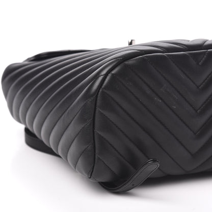 Chanel Calfskin Chevron Quilted Small Urban Spirit Backpack Black 7 of 10