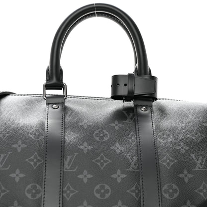 Louis Vuitton Monogram Eclipse Keepall Bandouliere 45 6 of 8
