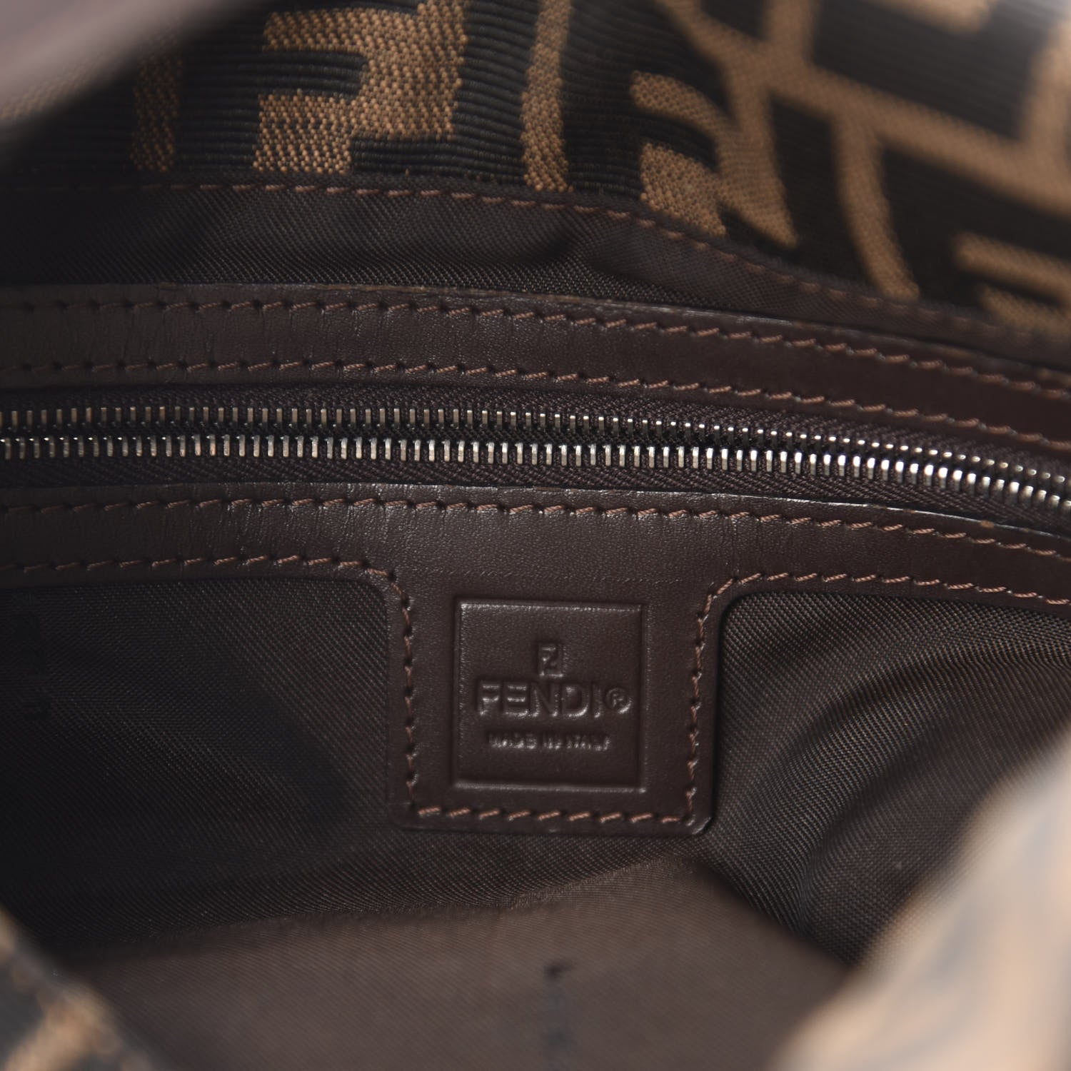 Fendi Zucca Mama Baguette Tobacco 9 of 10