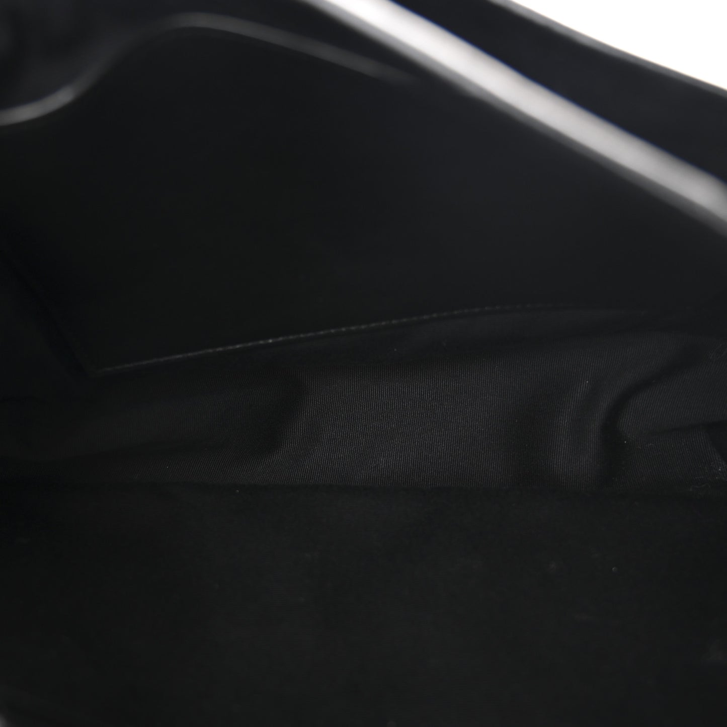 Crinkled Calfskin Matelasse Monogram Medium Niki Chain Satchel Black
