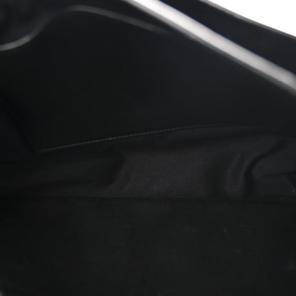 Saint Laurent Crinkled Calfskin Matelasse Monogram Medium Niki Chain Satchel Black 9 of 19