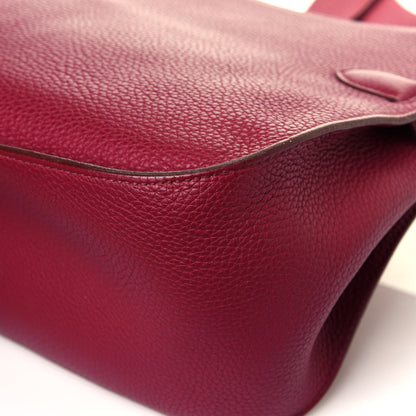 Hermes Taurillon Clemence Jypsiere 31 Rubis 10 of 17