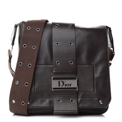 Christian Dior Calfskin Street Chic Messenger Brown 1 of 14