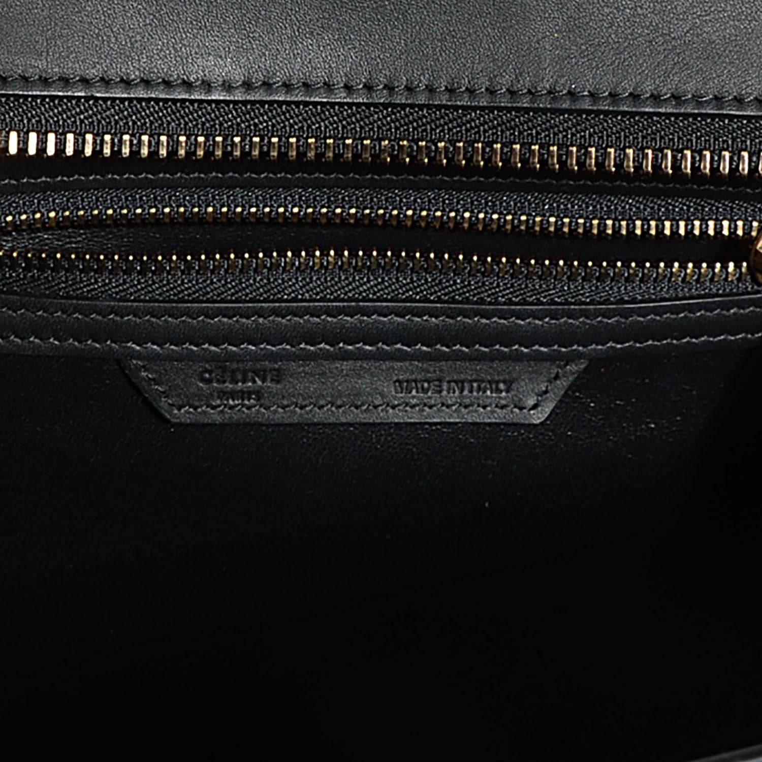 Celine Smooth Calfskin Micro Luggage Black 6 of 8