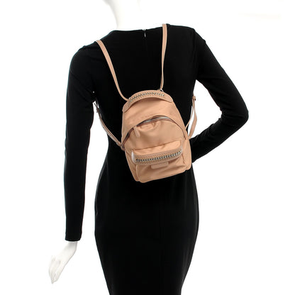 Stella McCartney Nylon Eco Alter Nappa Mini Falabella GO Backpack Powder 2 of 7