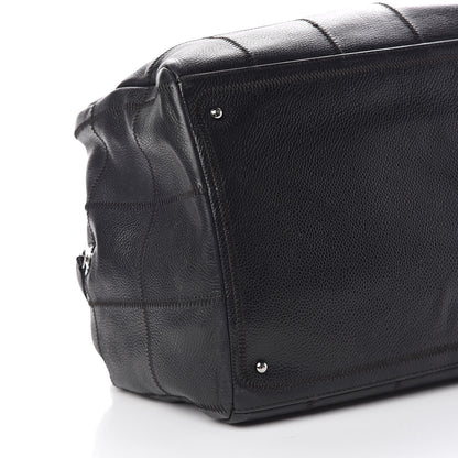 Chanel Caviar Square Stitched Bowler Black 8 of 10