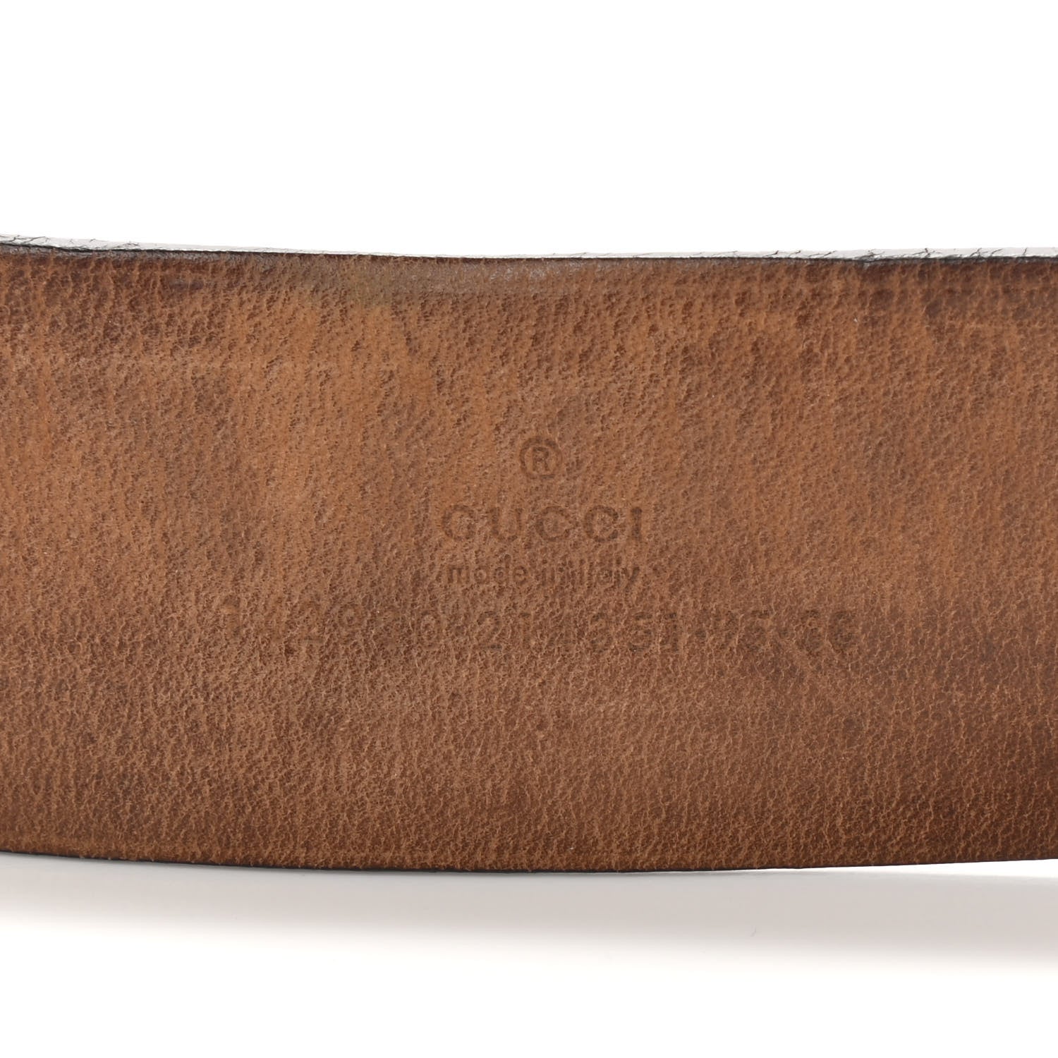 Gucci GG Supreme Monogram Niagara Lux Calfskin Interlocking G 40mm Belt 95 38 Beige Ebony Cocoa 5 of 8