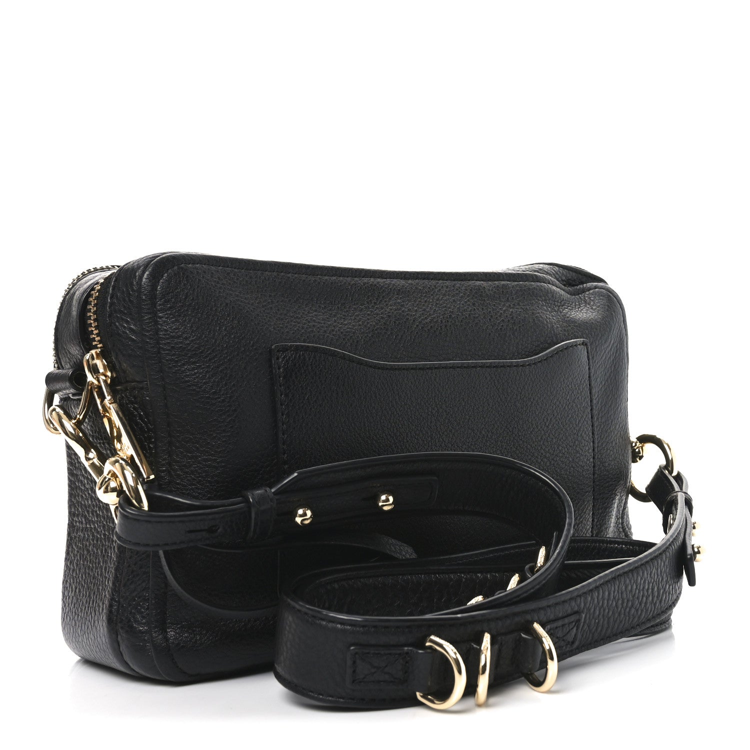 Marc Jacobs Supple Natural Grain Calfskin The Softshot 27 Bag Black 3 of 9
