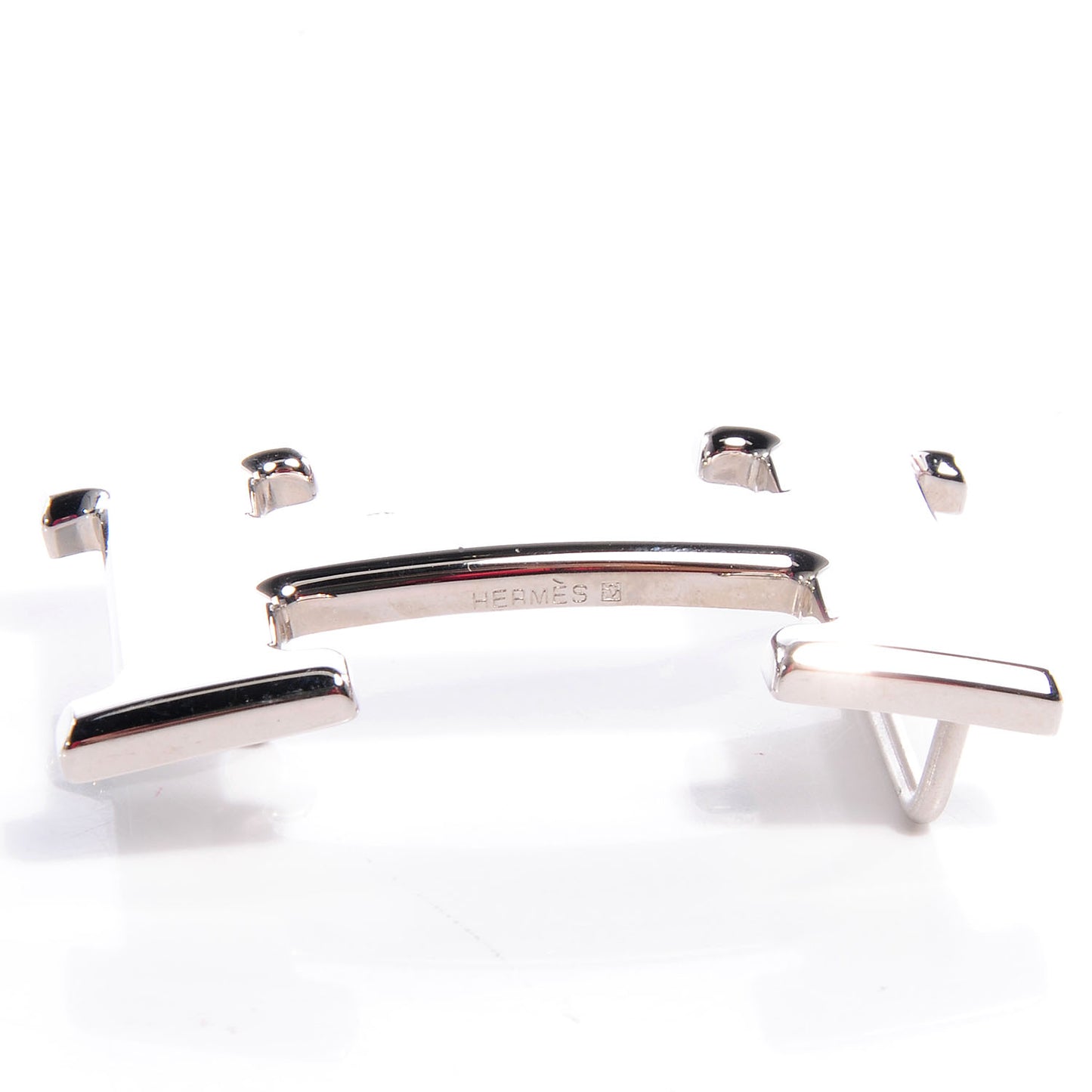 Box Courchevel Reversible Constance 32mm H Belt Noir Gold 75