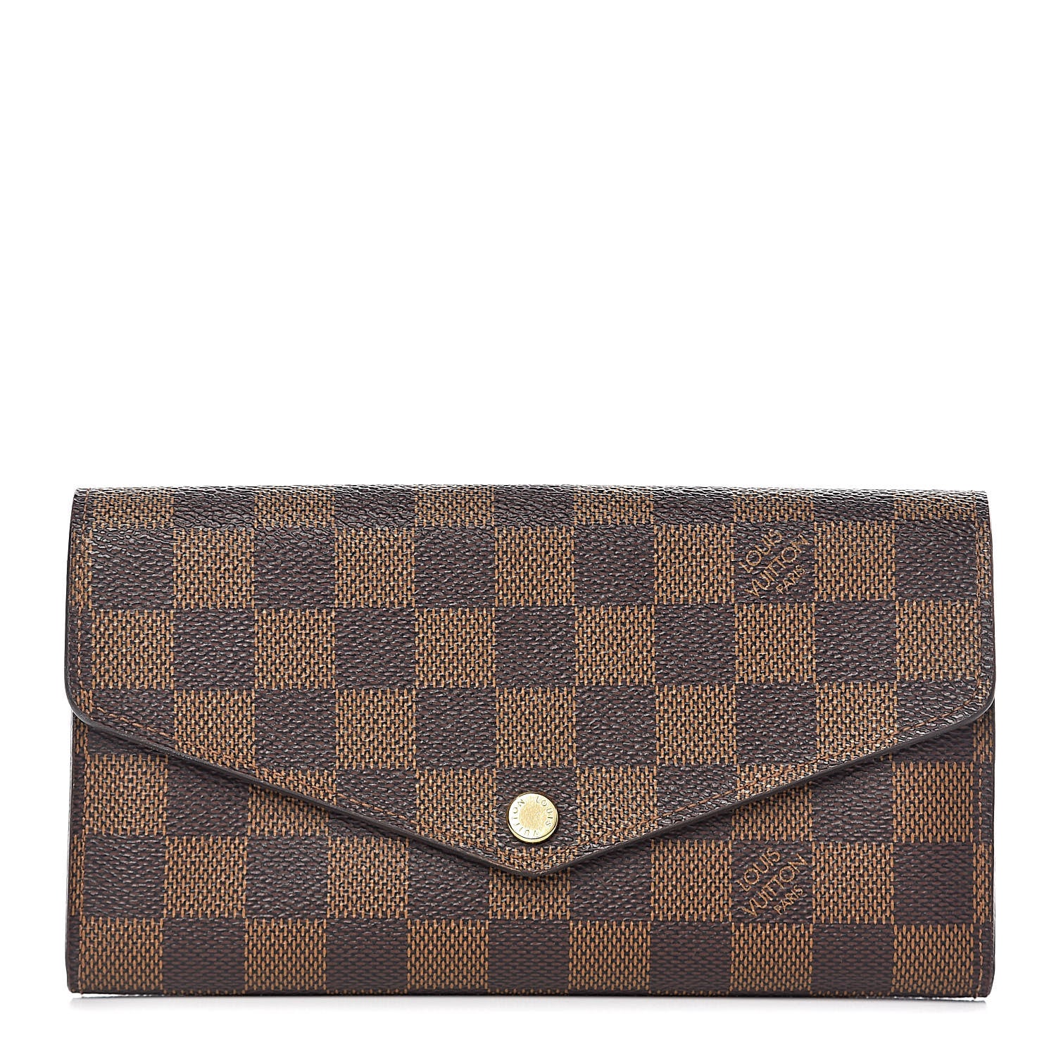 Louis Vuitton Damier Ebene Sarah Wallet NM 1 of 6
