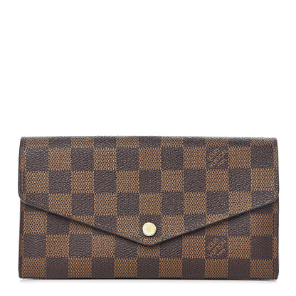 Louis Vuitton Damier Ebene Sarah Wallet NM 1 of 6