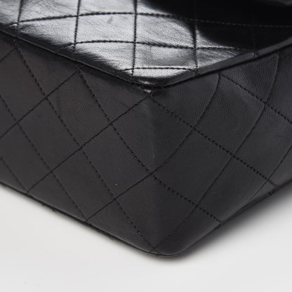 Chanel Lambskin Quilted Medium Single Flap Black 14 of 14