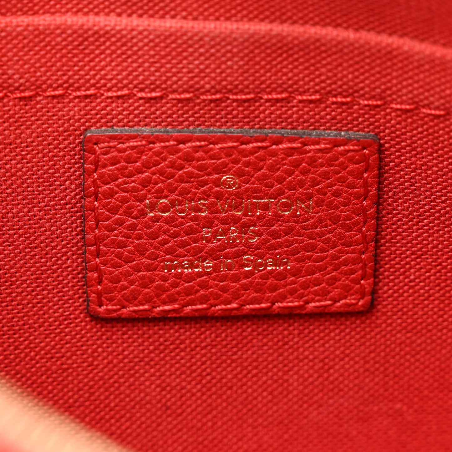 Monogram Pallas Clutch Cherry