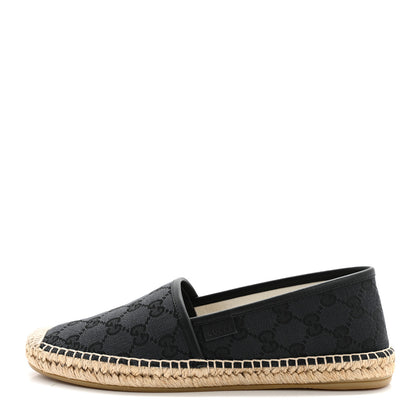 Gucci Monogram Espadrilles 37.5 Black 1 of 11