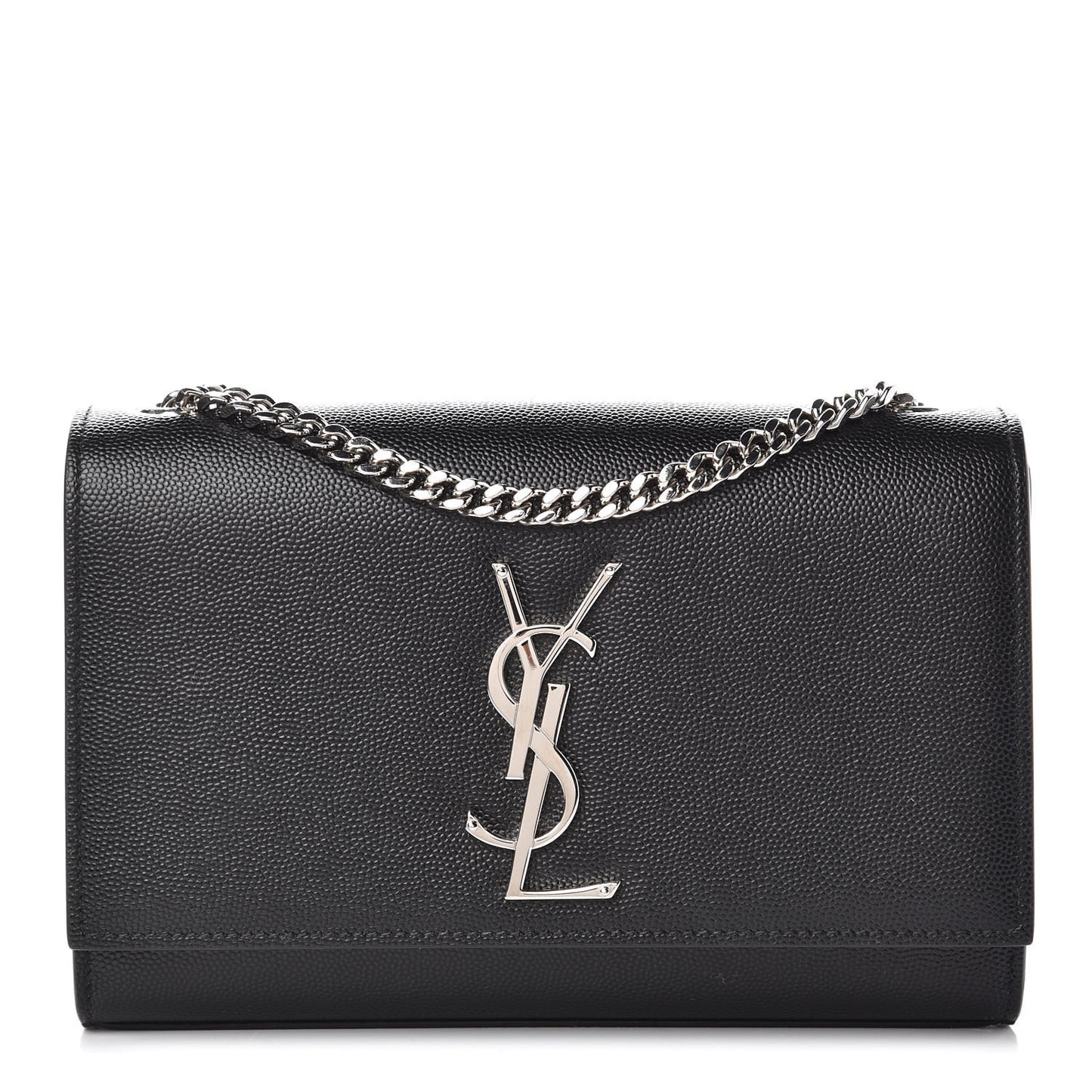 Grain De Poudre Small Monogram Kate Satchel Black