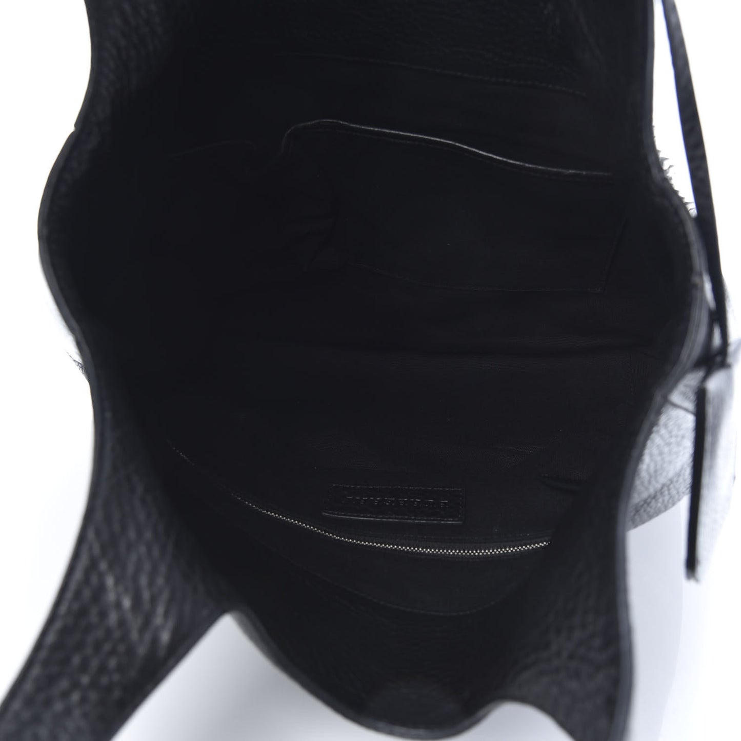 Brit Studded Calfskin Shopper Medium Black