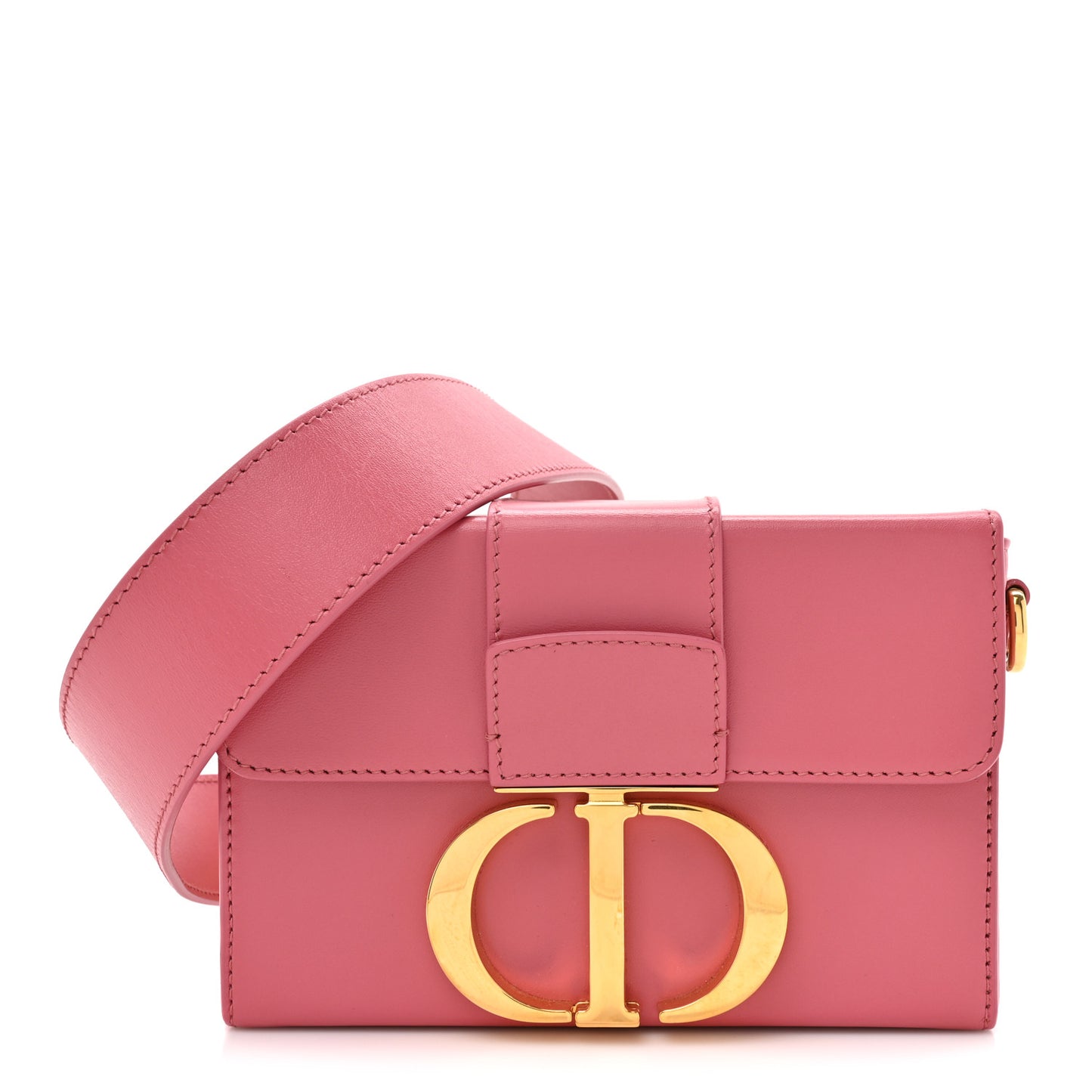 Smooth Calfskin 30 Montaigne Box Bag Pink