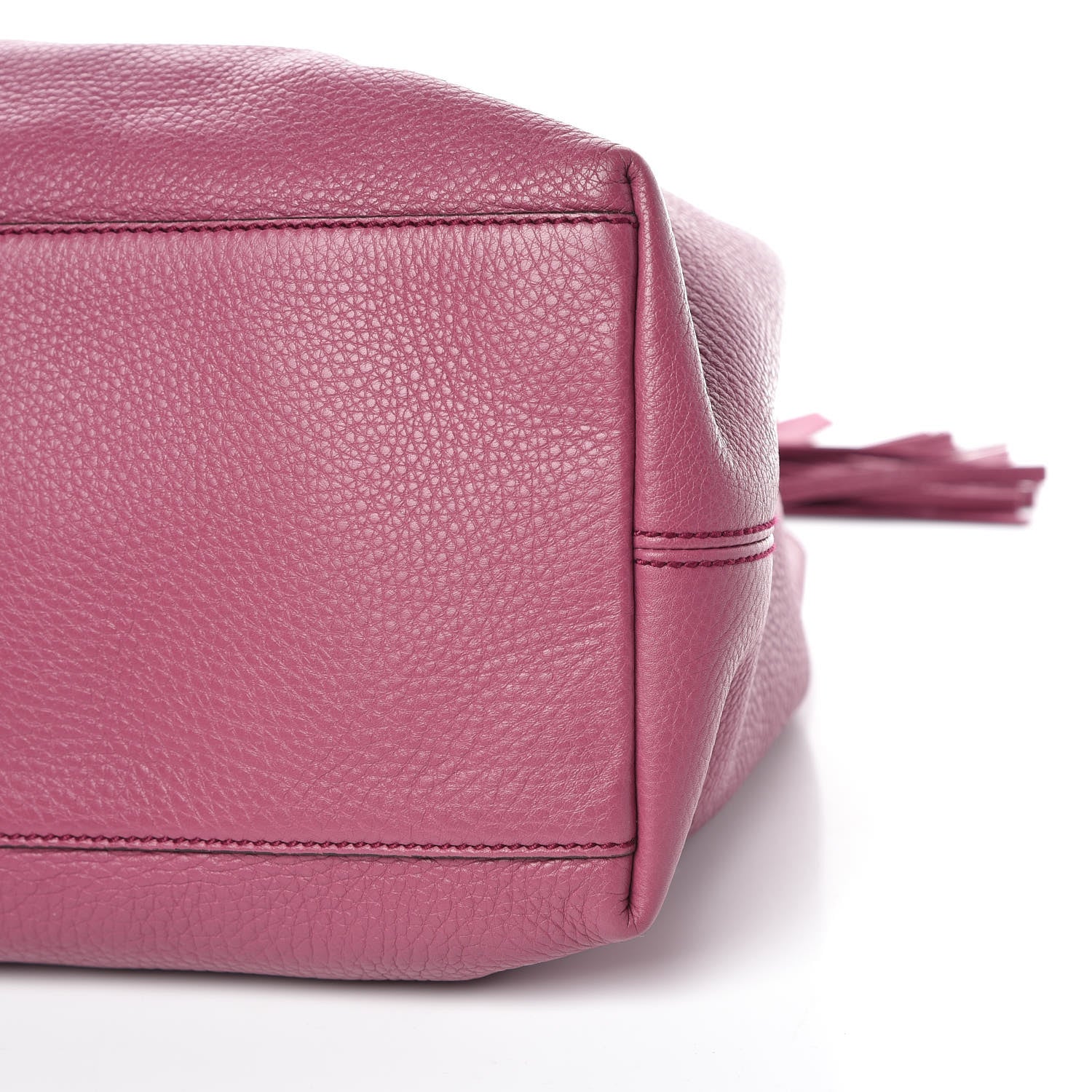 Gucci Pebbled Calfskin Medium Soho Chain Shoulder Bag Peonia Flower 9 of 13