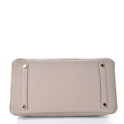Hermes Togo Birkin 35 Gris Tourterelle 6 of 34