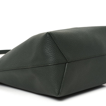 Mansur Gavriel Pebbled Calfskin Mini Everyday Cabas Seaweed 8 of 10