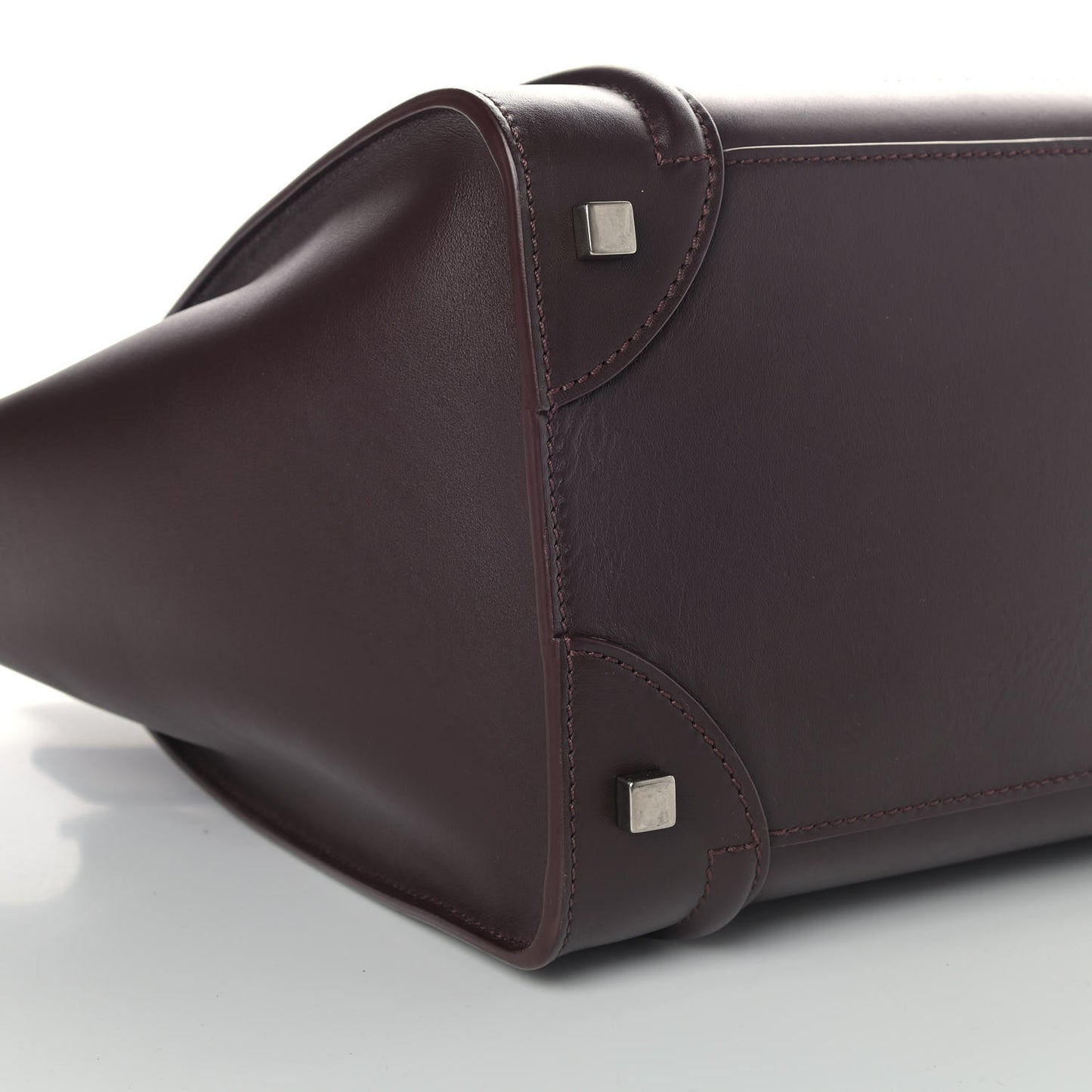 Smooth Calfskin Mini Luggage Burgundy