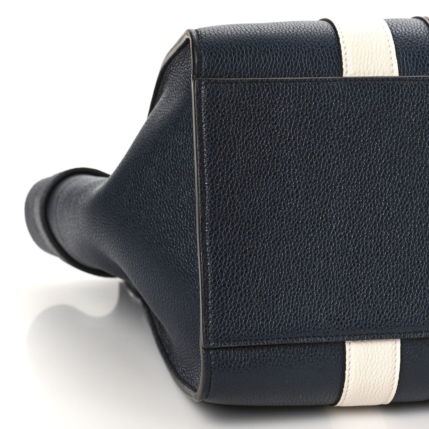 Classic Grain College Stripe Zipped Bayswater Midnight White