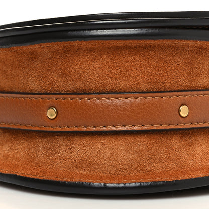Chloe Calfskin Suede Small Nile Bracelet Bag Caramel 9 of 11