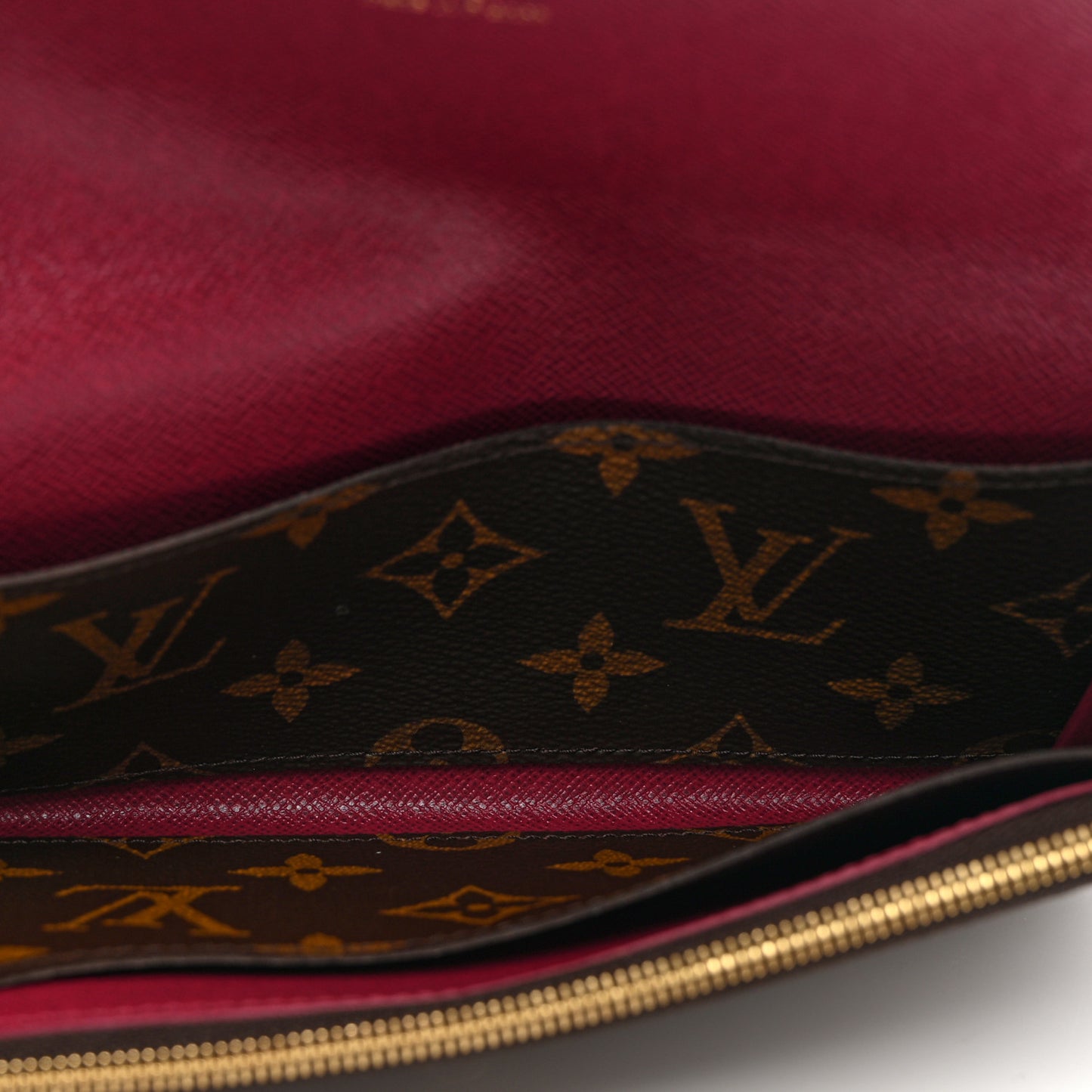 Monogram Emilie Wallet Fuchsia