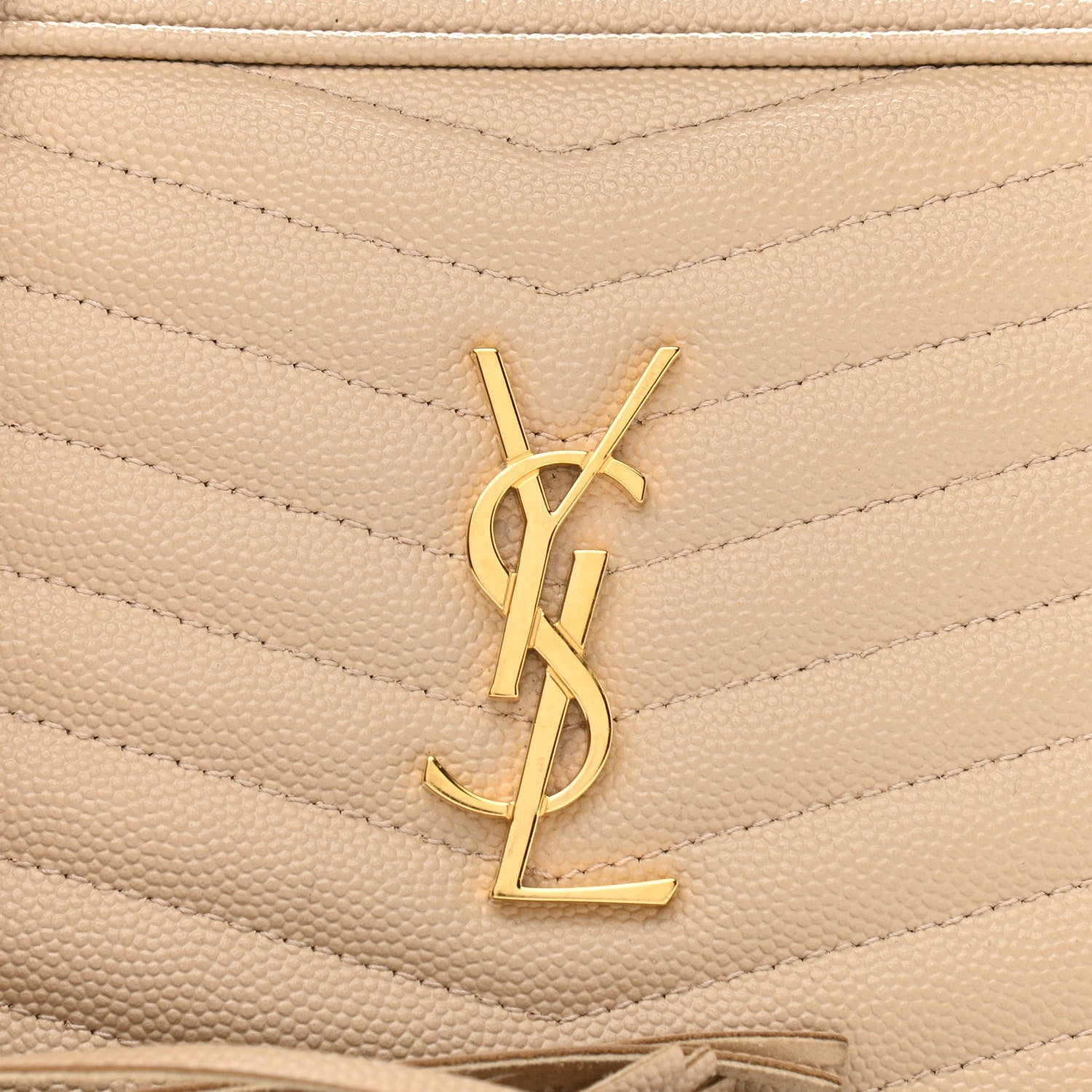 Saint Laurent Grain De Poudre Matelasse Monogram Mini Lou Camera Bag New Powder 8 of 13