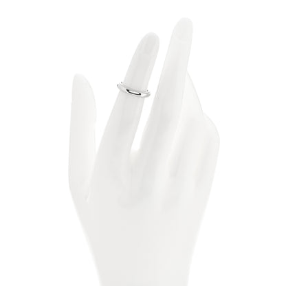 Tiffany Platinum 3mm Milgrain Wedding Band Ring 45 3.25 2 of 4