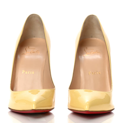 Christian Louboutin Patent So Kate 120 Pumps 37.5 Yellow 2 of 11
