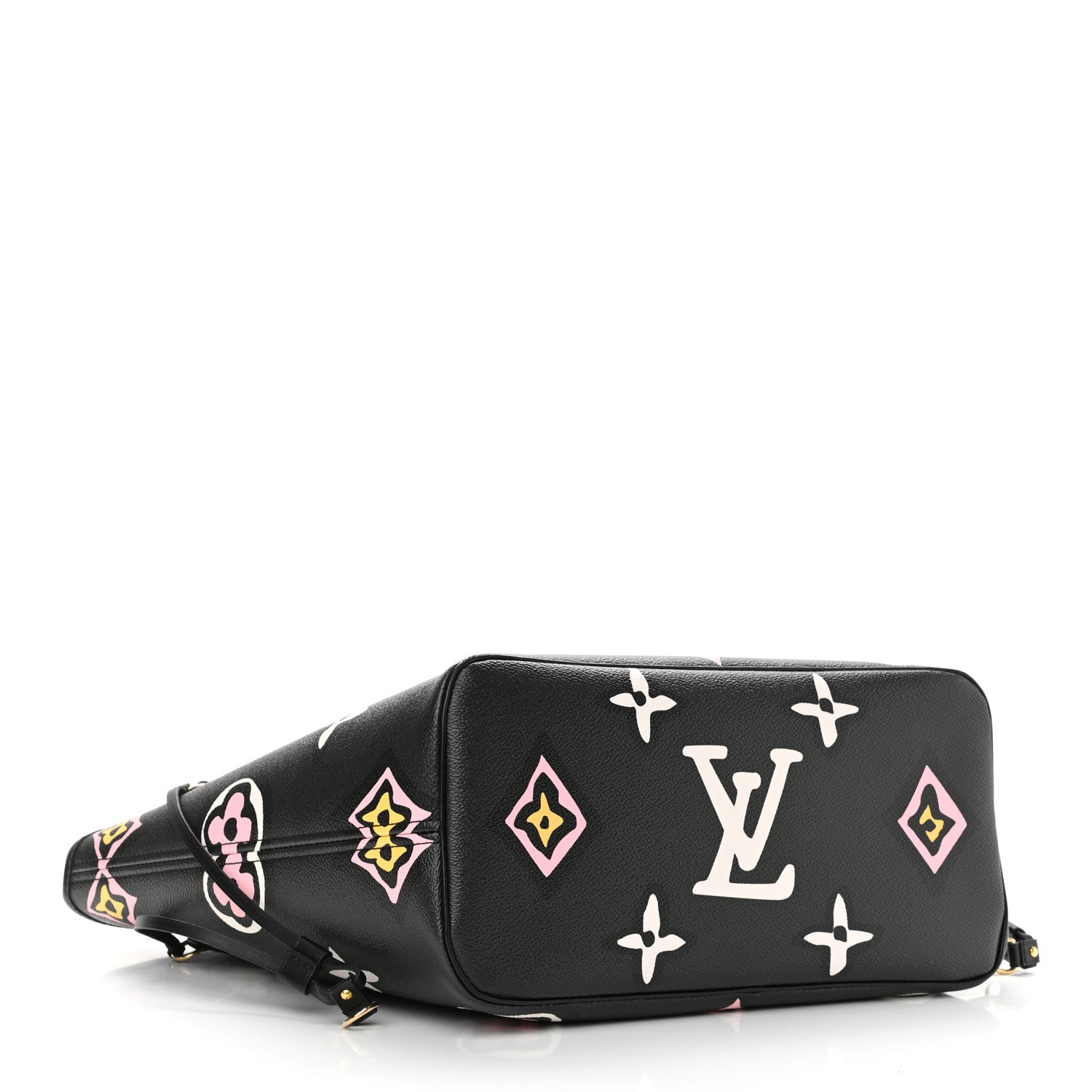 Louis Vuitton Monogram Giant Wild At Heart Neverfull MM Black 5 of 10